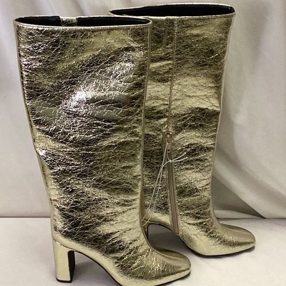 Diva Stovepipe Tall Boots - A New Day - Gold - new - Picture 6 of 10